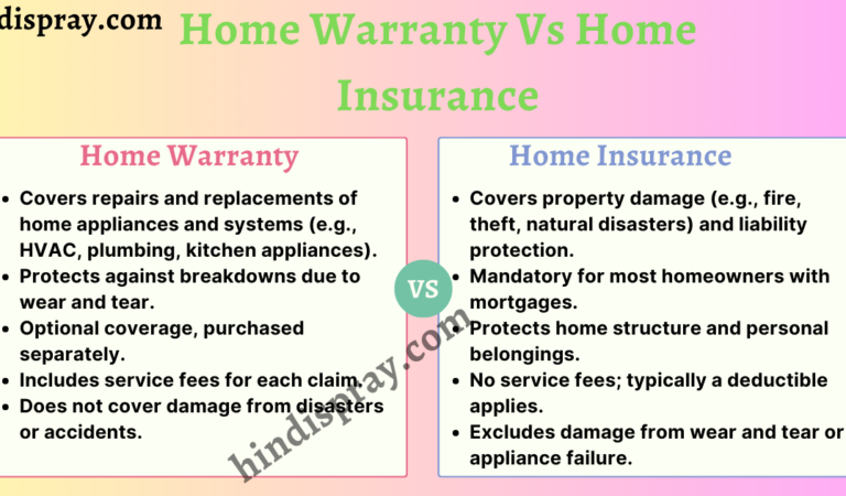 What’s The Difference Between Home Warranty Vs Home Insurance?